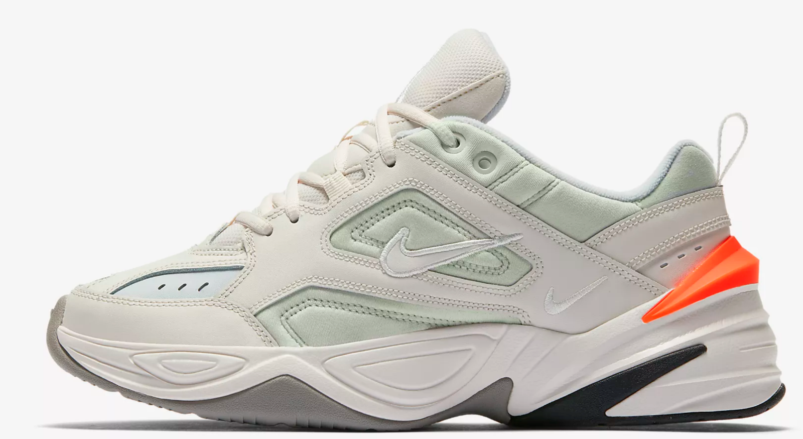 nike m2k orange white